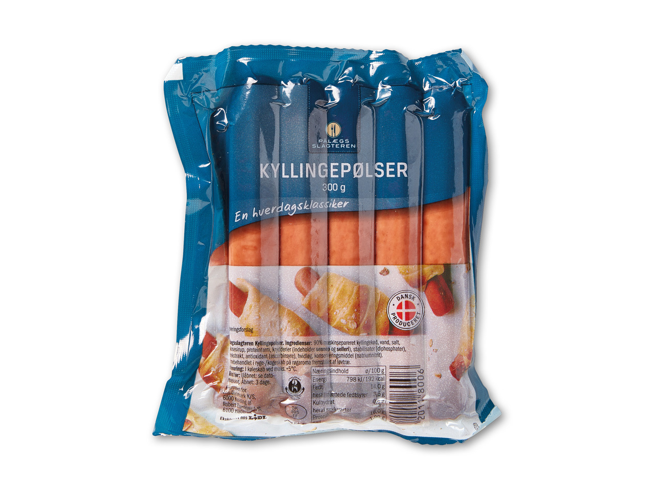 PÅLÆGSSLAGTEREN Kyllingepølser