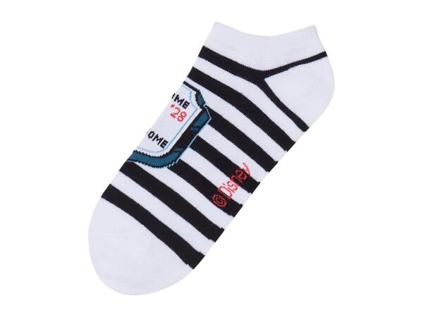 Disney Kids' Mickey Mouse Trainer Socks - 3 Pairs