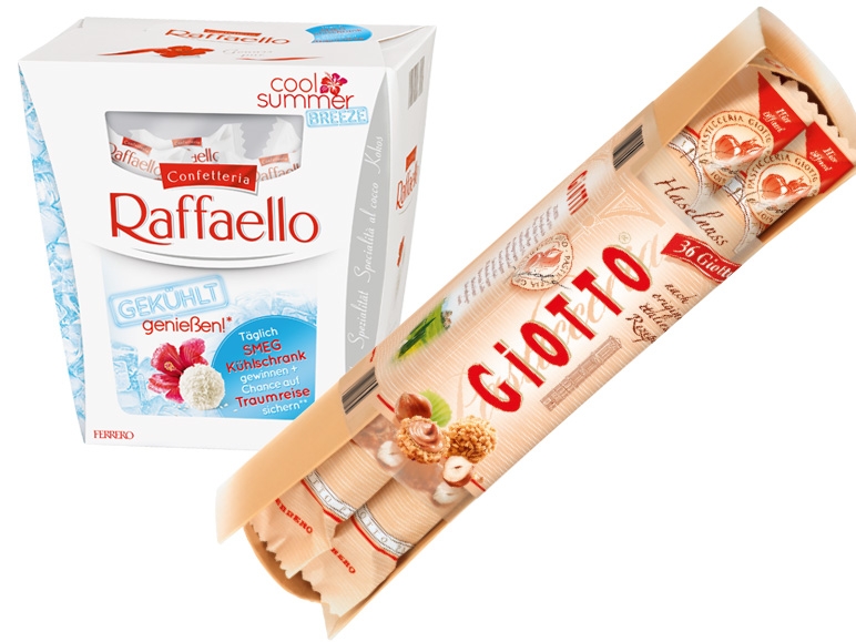 FERRERO Giotto Nuss 4er/Raffaello 23er