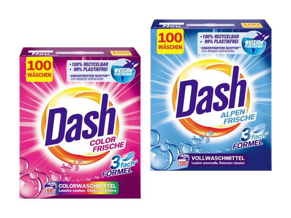 Lessive couleurs en poudre DASH