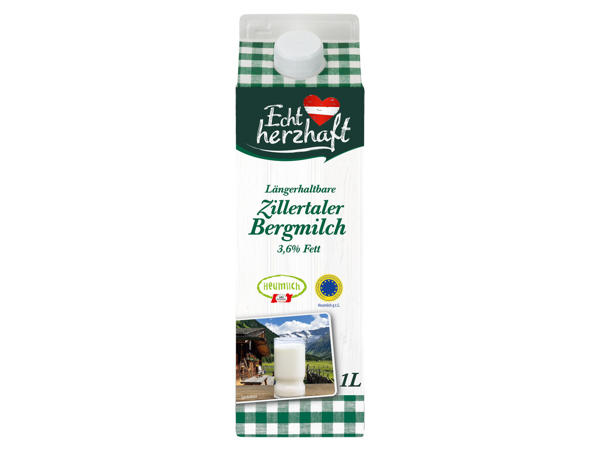 ECHT HERZHAFT Längerfrische Zillertaler Bergmilch