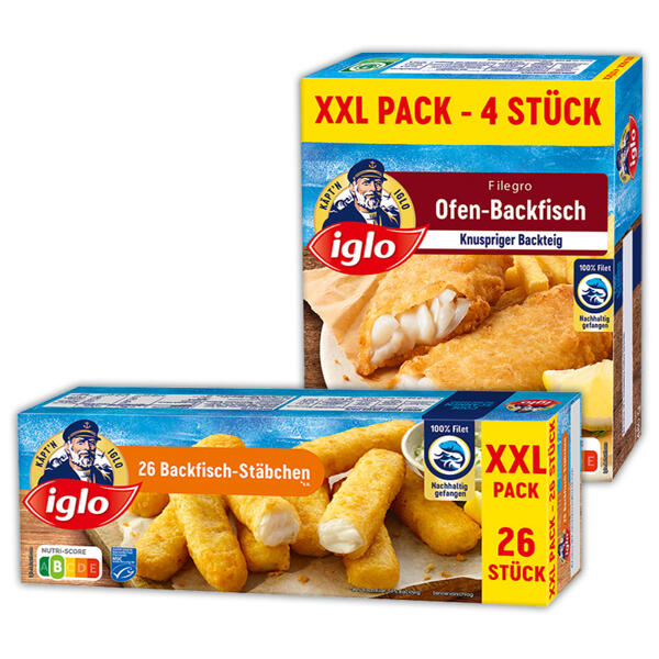 Backfisch-Stäbchen / Filegro XXL