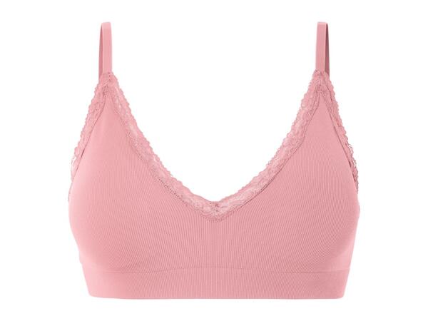 Esmara Ladies' Seamless Padded Soft Bra - Pink