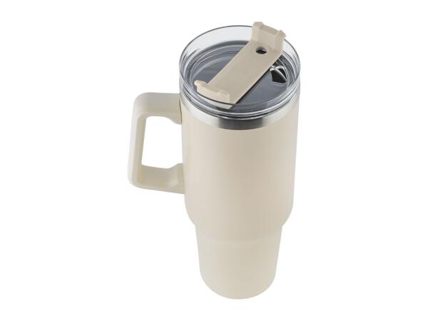Livarno Home Stainless Steel Insulated Travel Mug - Beige