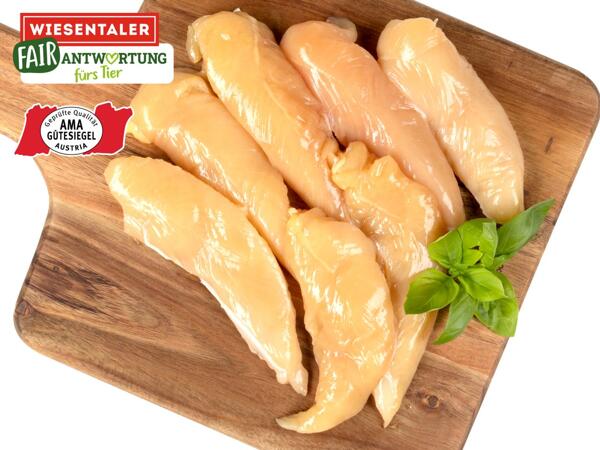 Frische Tierwohl Maishendl Innenfilets