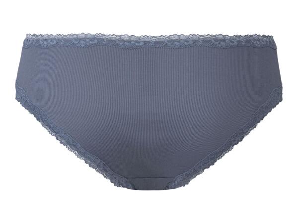 Esmara Ladies' Lace Trim Briefs - 5 Pack