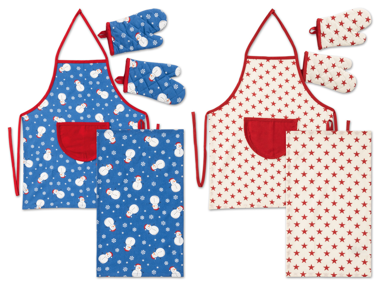 MERADISO(R) Kinder Küchenschürzen-Set, 4-teilig