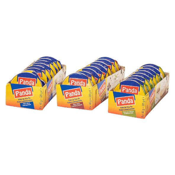 PANDA(R) 				Pâté de foie fin, 8 pcs