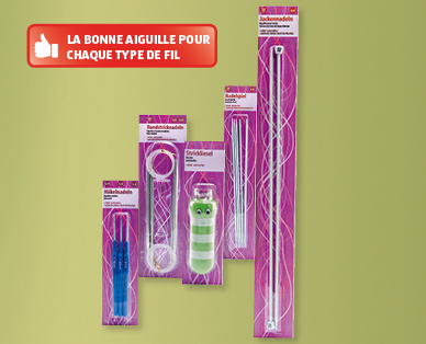 Aiguilles pour travaux manuels