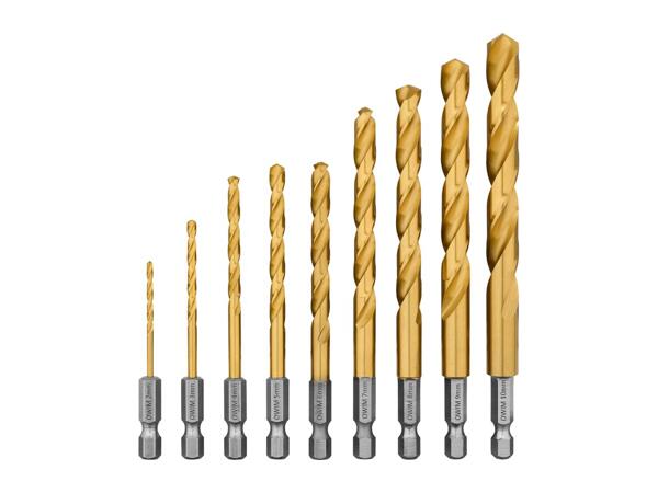 Parkside HSS Twist Drill Bit Set - 9 Piece Set