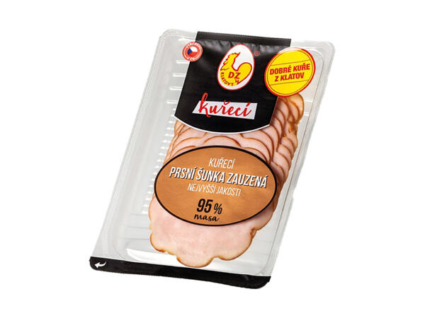 KUŘECÍ PRSNÍ ŠUNKA ZAUZENÁ