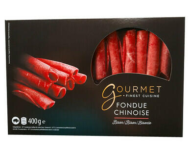 GOURMET 
 FONDUE CHINOISE DI BISONTE