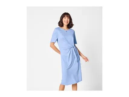 ESMARA Ladies' Blue Linen Dress