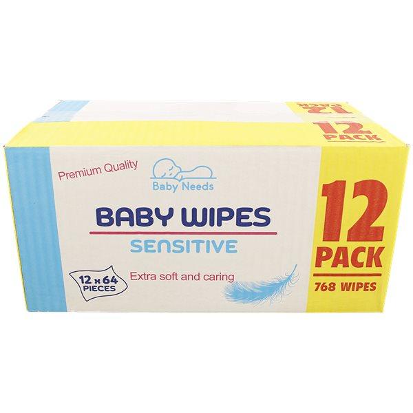 Lingettes pour bébé Baby Needs Sensitive