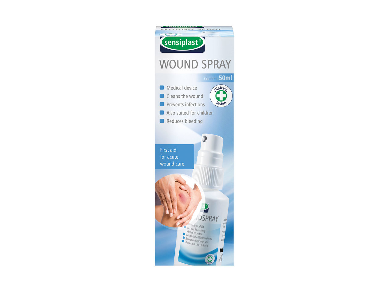 Sensiplast Wound Spray or Wound Healing Gel1