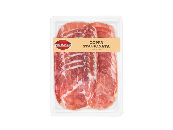 "Coppa" matured sliced