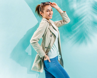 BLUE MOTION Damen-Trenchcoat/-Sommerparka
