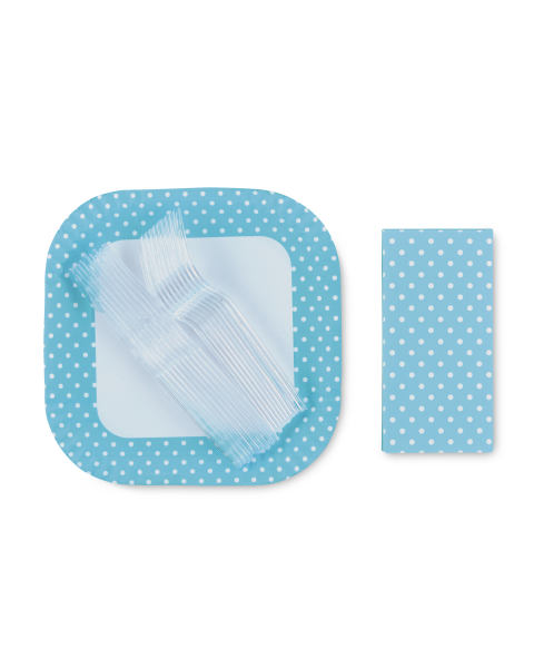 BBQ Tableware Pack in Dots