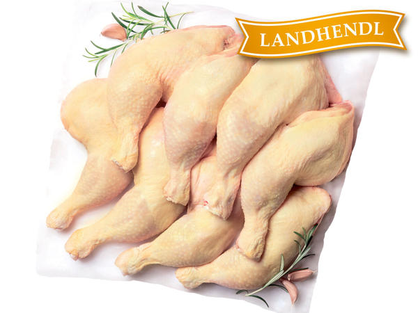 LANDHENDL Frische österreichische Hendlschenkel mit Rücken