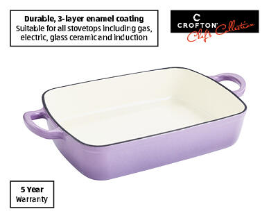 Cast Iron Roaster 4.8L – Purple or Grey