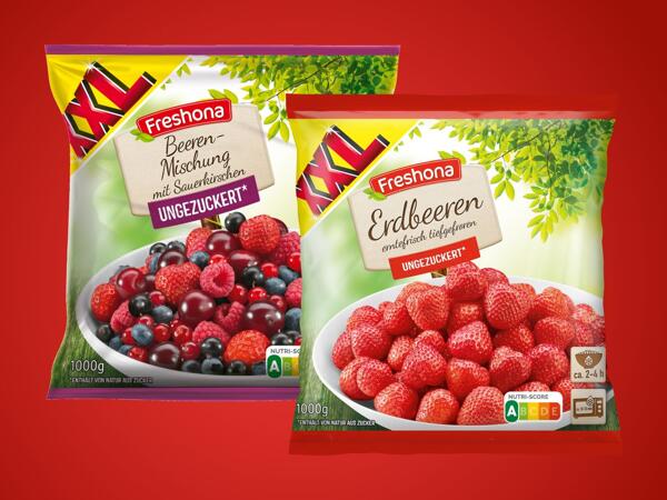 Erdbeeren oder Beerenmischung