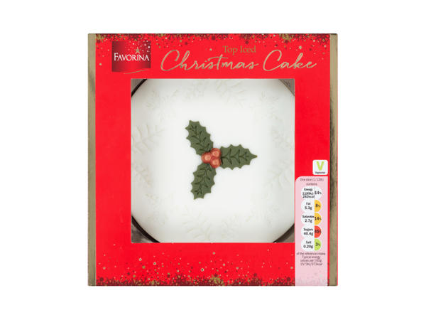 Favorina Top Iced Christmas Cake