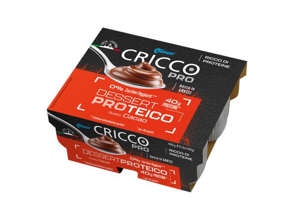 Protein dessert cocoa flavour