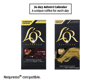 L'Or Coffee Capsule Advent Calendar