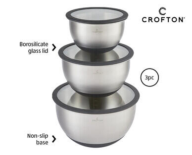 Stainless Steel Mixing Bowls 3pc Set