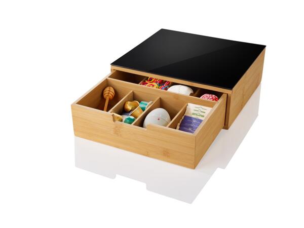 Bamboo organiser box