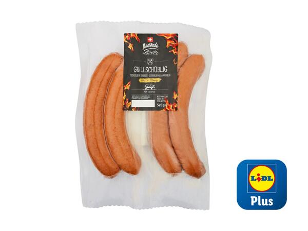 Schüblig BBQ au piment et au fromage