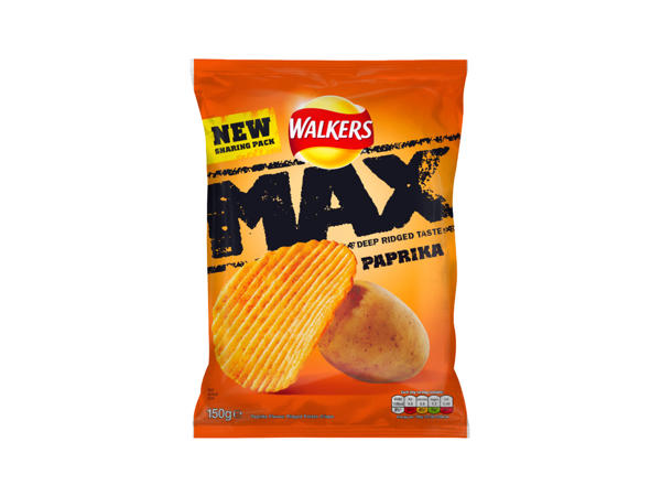 Walkers MAX Paprika Crisps