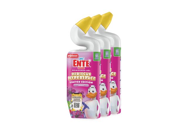 Gel de nettoyage Canard WC, pack de 3