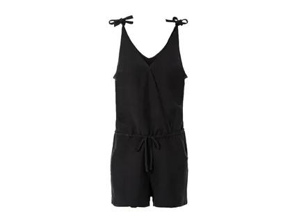 ESMARA Ladies' Black Linen Playsuit