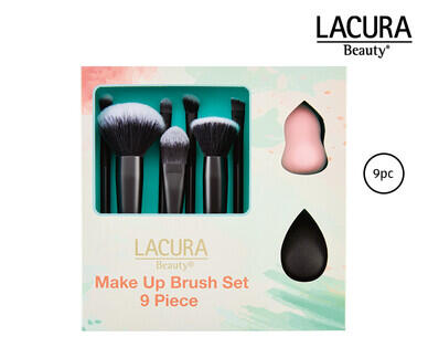 Lacura Beauty Make Up Brush Set 9pc