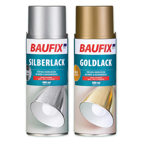 Gold- oder Silberlack