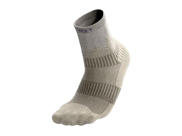 CRIVIT Adults' Beige & Purple Outdoor Socks - 2 Pairs