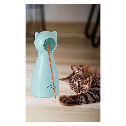 Cat Shaped Laser Light Toy - Mint