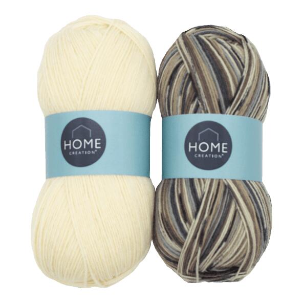 HOME CREATION(R) 				Laine pour chaussettes
