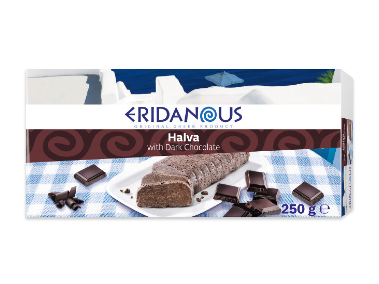 HALVA MED MÖRK CHOKLAD