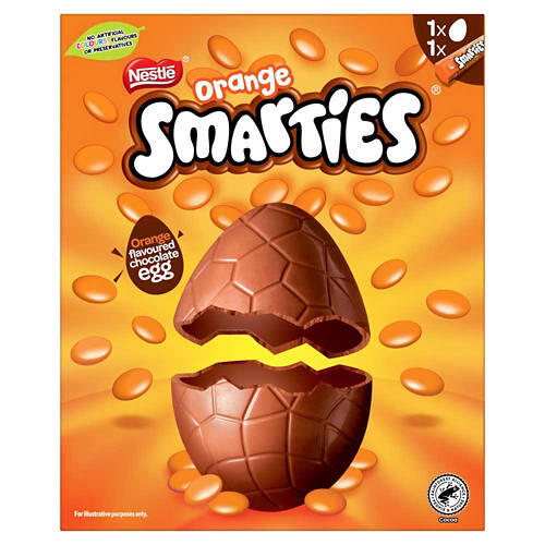 Large Smarties Orange Egg
