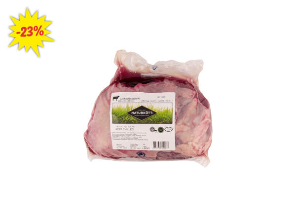 Naturkött färsk lammstek benfri
