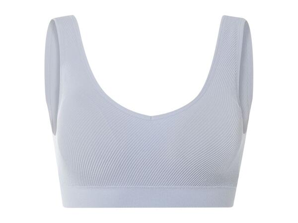 Esmara Ladies' Ribbed Bralette - Grey
