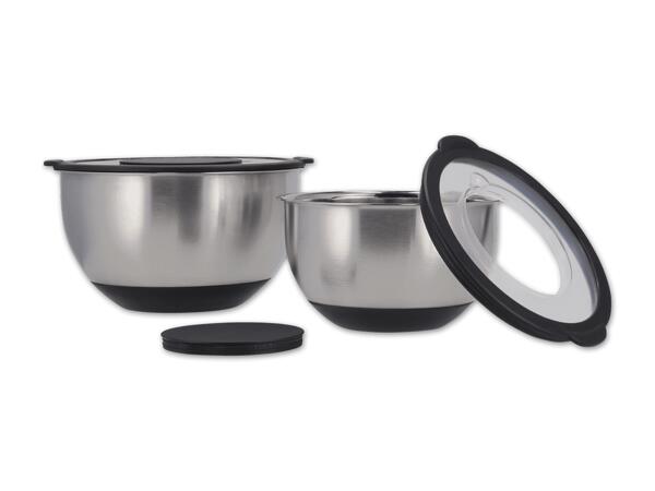 Edelstahl-Rührschüssel-Set