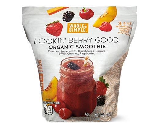 Whole & Simple Lookin' Berry Good and Berry Figgin' Good Organic Smoothies