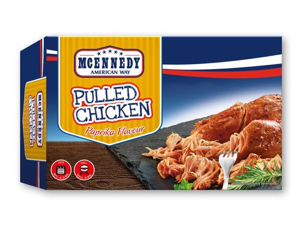 Slow cooked pulled chicken eller pork