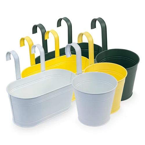 BELAVI Metall-Pflanztopf mit Haken