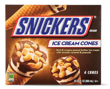 Snickers Ice Cream Cones