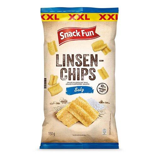 SNACK FUN XXL Linsenchips, Salz