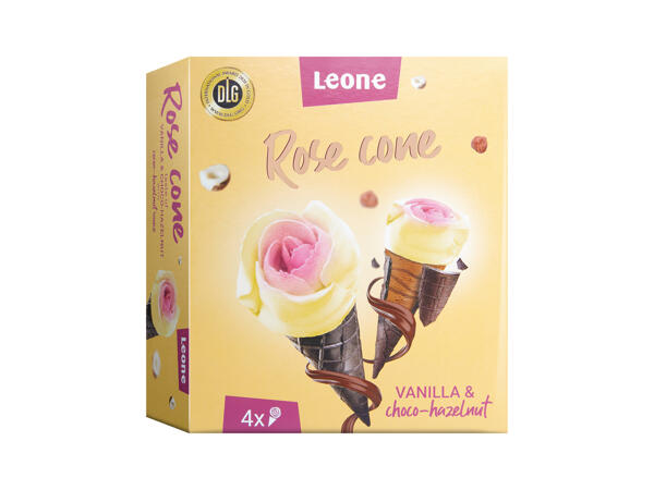 Rose Ice Cream Cones
